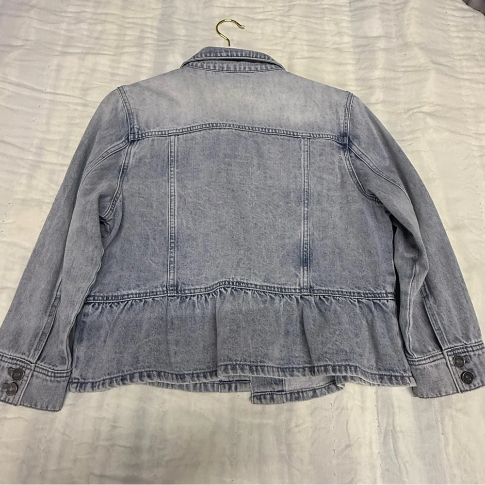 KanCan Denim Peplum Jacket Small Fit! - Picture 3 of 7